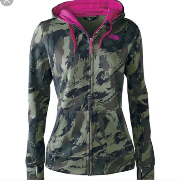 north face camo sweatshirt